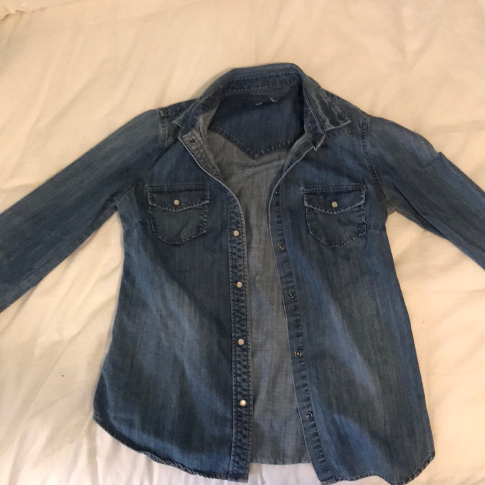 J. Crew button down denim shirt
